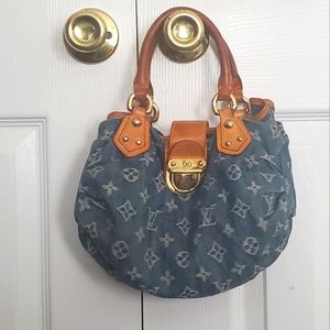 Louis Vuitton vintage  Handbag, blue, denim, jeans.2006 bag